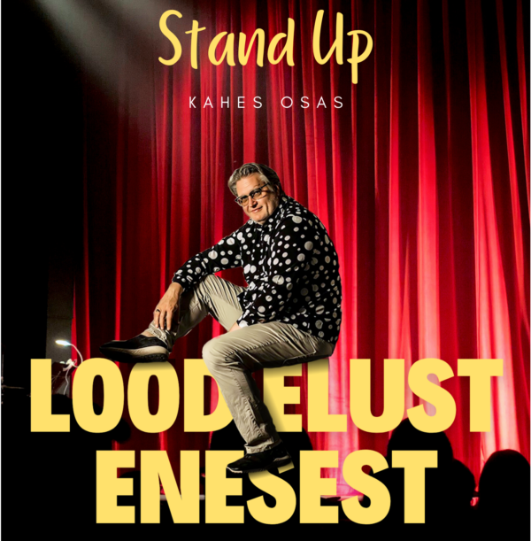 Indrek Taalmaa A2 plakat Indrek Taalmaa stand up "Lood elust enesest"